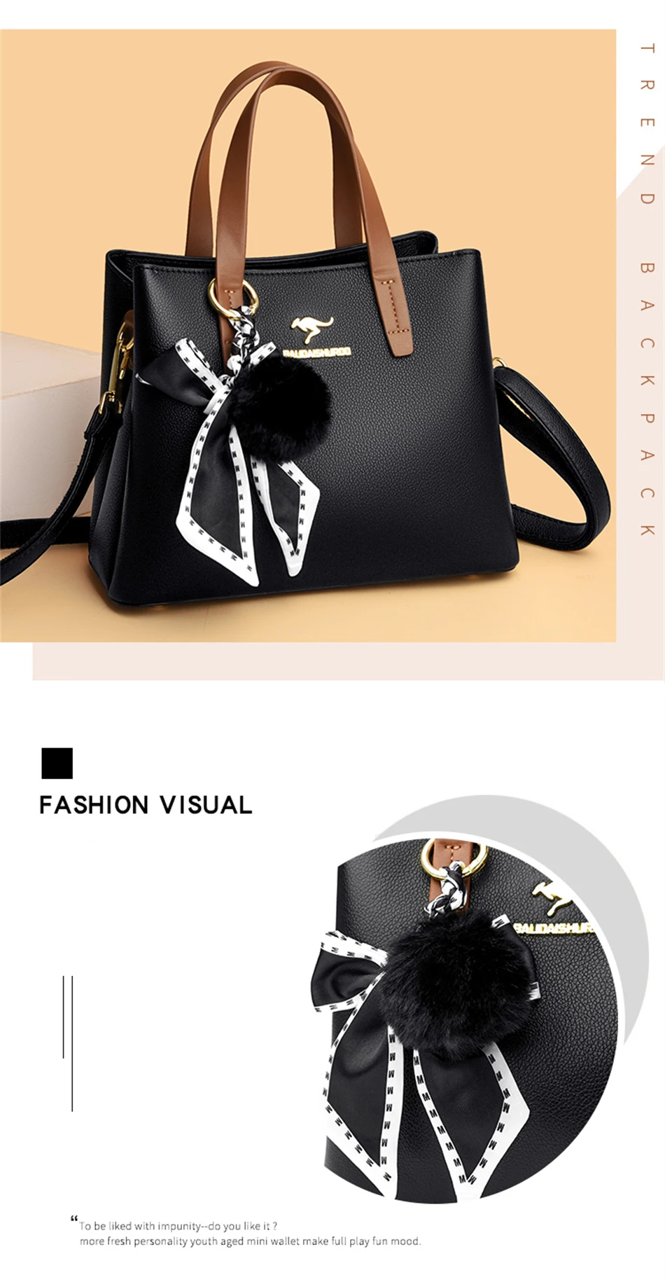 3 Layers Luxury Women Bags Designer High Quality Leather Handbags Purses with Pendant Ladies Large Shoulder Crossbody 2022 Tote