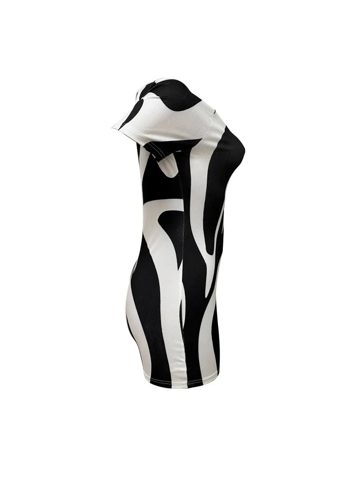 Wmstar Jumpsuit Women Wholesale Summer 2025 Causal Sexy Club Outfits Spliced Patchwork Color Rompers Short Sleeve Drop Shopping