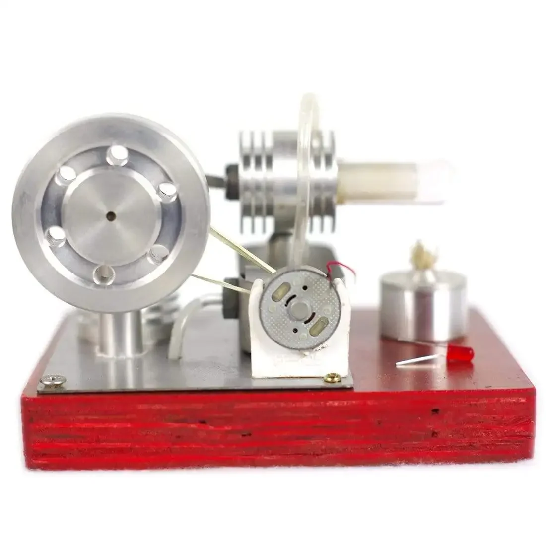 

Stirling Engine Kit Model Single-cylinder Split Right Angle Type External Combustion Engine Creative Collection Gifts