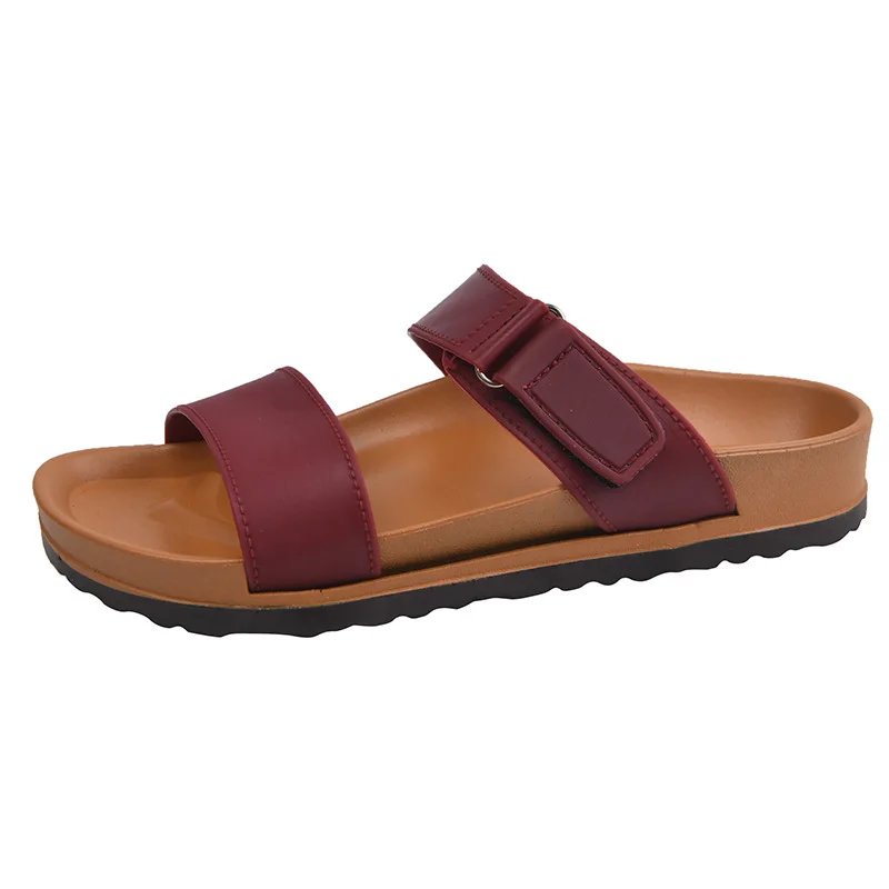 2022 Fashion Slippers Schoolgirls Flat Bottom Outdoor Slippers 4cm Bottom High Casual Non-slip Beach Sandals