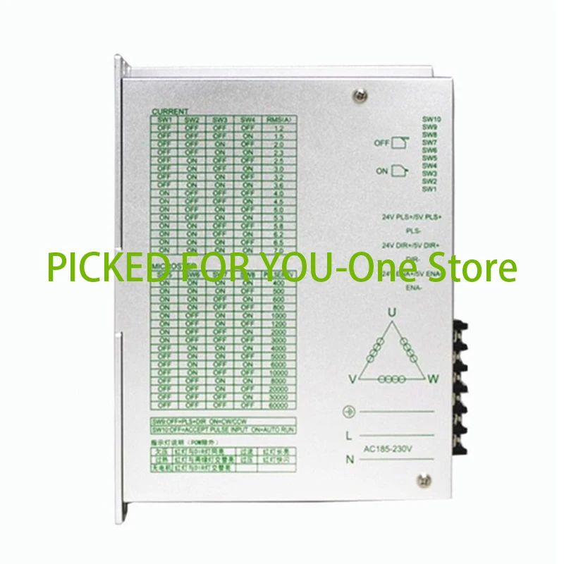 

Новый оригинальный драйвер LC3722A трехфазный NEMA42 NEMA51 гибридный шаговый двигатель драйвер DSP AC110V-220V 7A