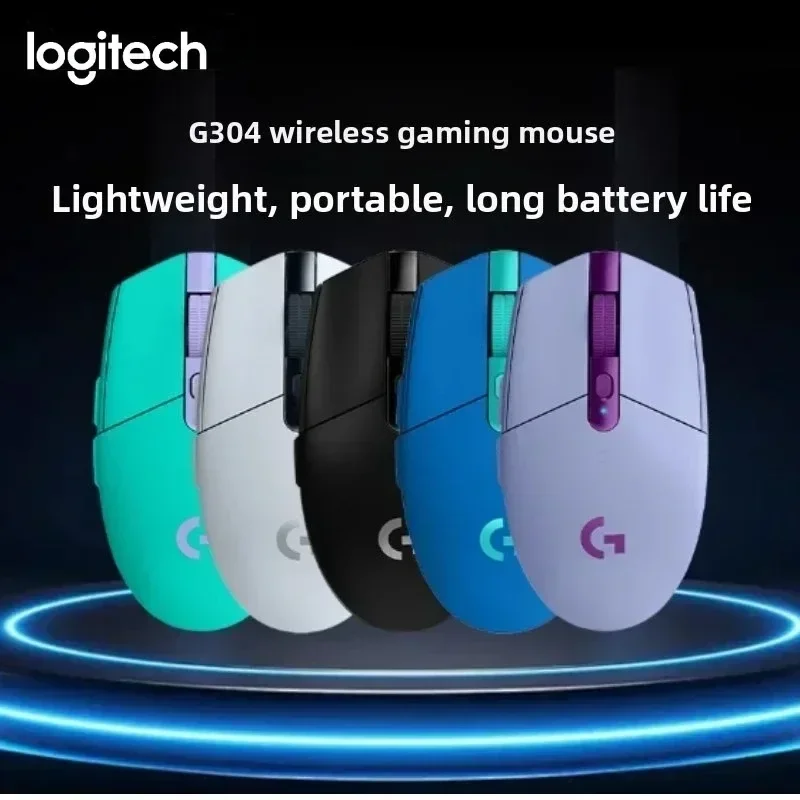 Original Logitech G304 Ligthspeed Wireless Gaming Mouse, Hero 12K Sensor, 12000DPI, 6 Programmable Buttons, Compatible PC MacOS view 3