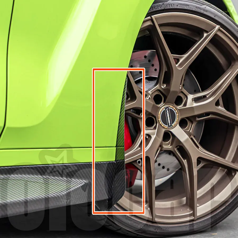 

oiomotors Dry Carbon Fiber Front Splash Guards Arch Guards Mud Flaps for BMW G80 G81 M3 G82 G83 M4