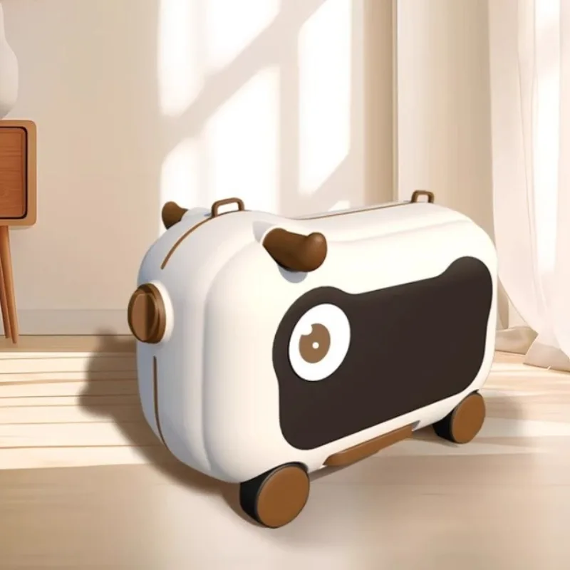 Children Can Ride on Suitcase for Kids Slide Carts Walk Children Baby Suitcases Travel Suitcases Are Available Kids' Luggage