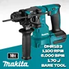 MAKITA Original Cordless Rotary Hammer DHR183Z Bare Tool 18V Lithium Power Tools Multifunctional DHR183 Hammer Impact Drill DX16 2