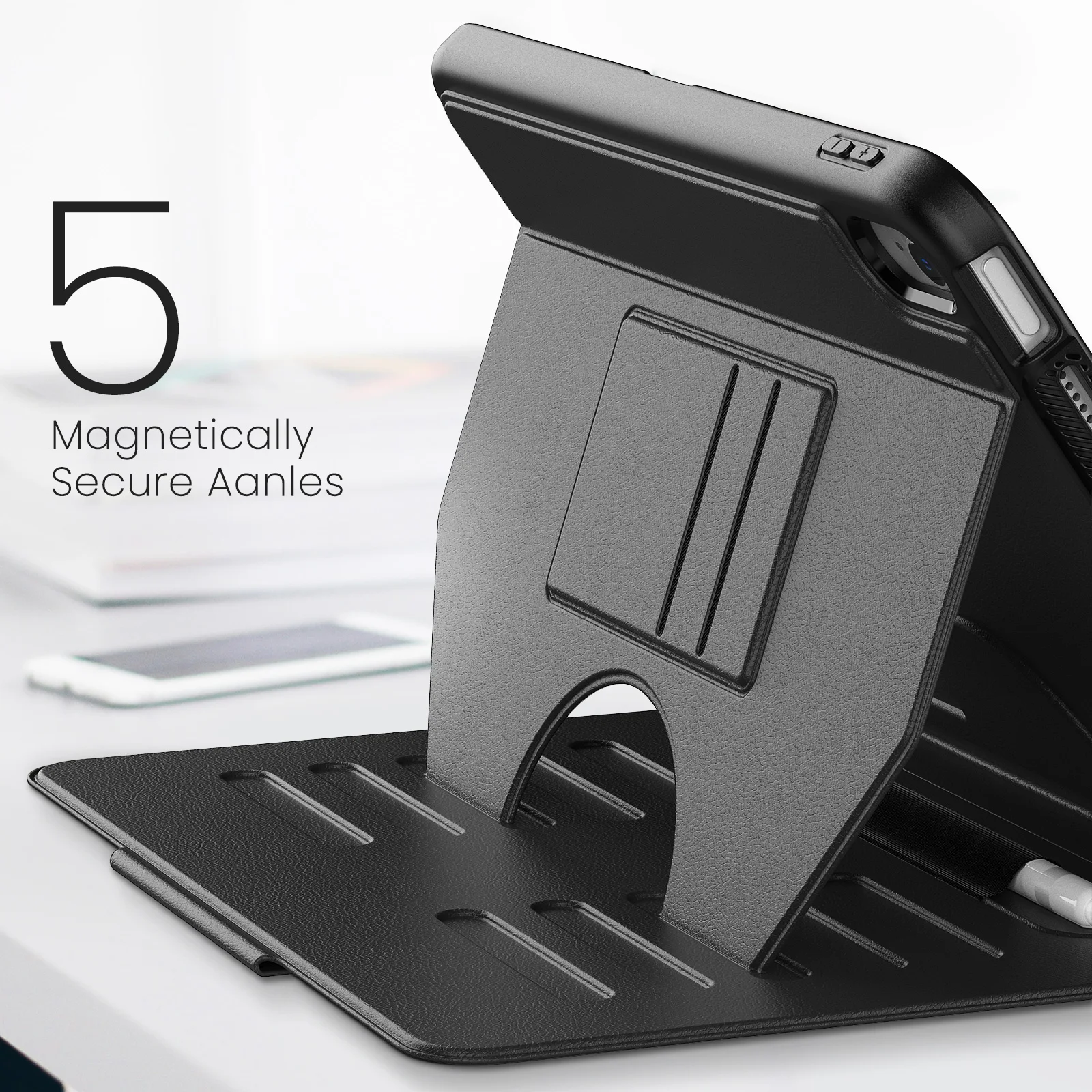 Rugged Multi-Angle Magnetic Smart Tablet Case with Enhanced Protection