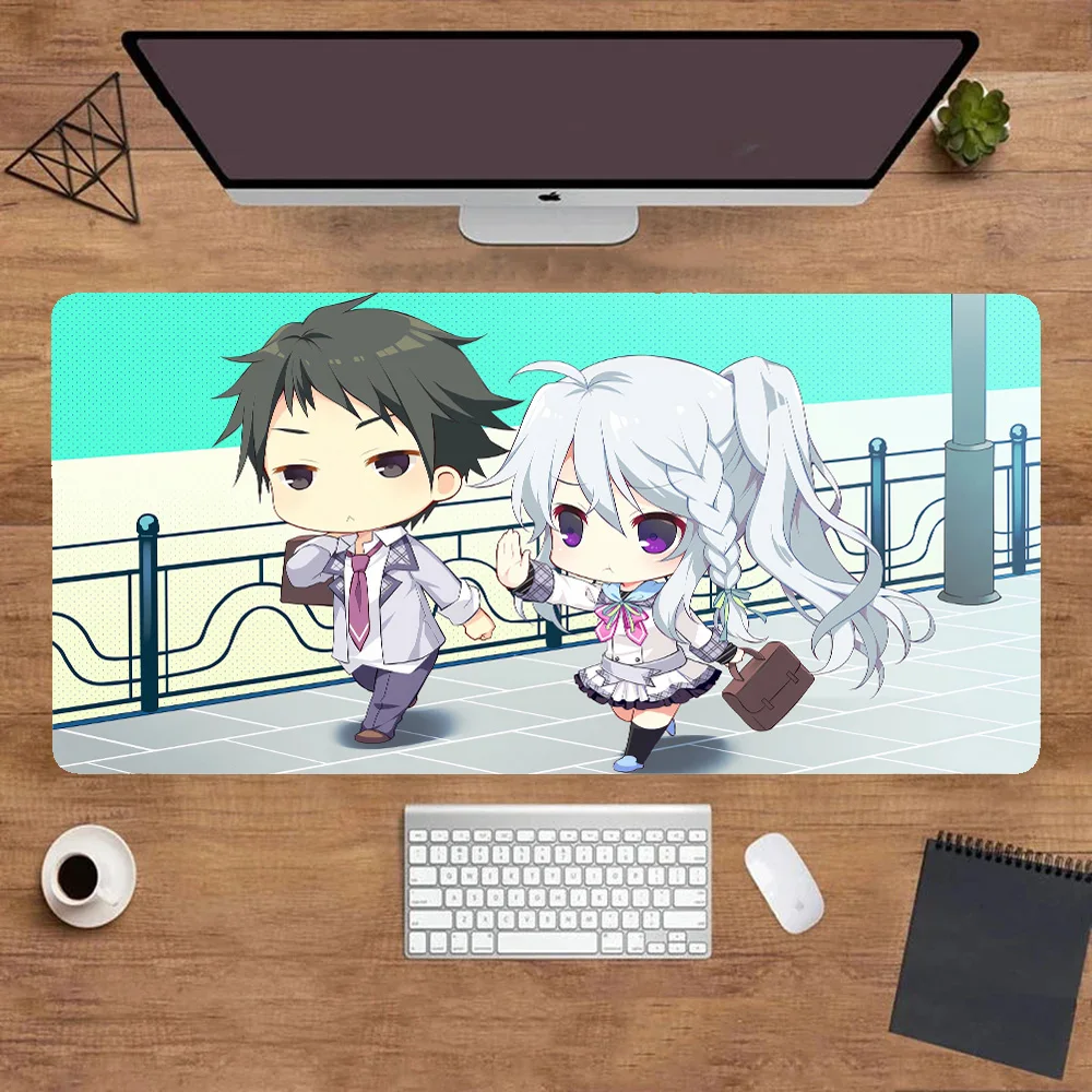 

galgame 9 -Nine- XXL Keyboard PC Rubber Mice Mat Anime Table Mat HD Print Game Lock Edge game Mousepad Desktop Decorative Mat 
