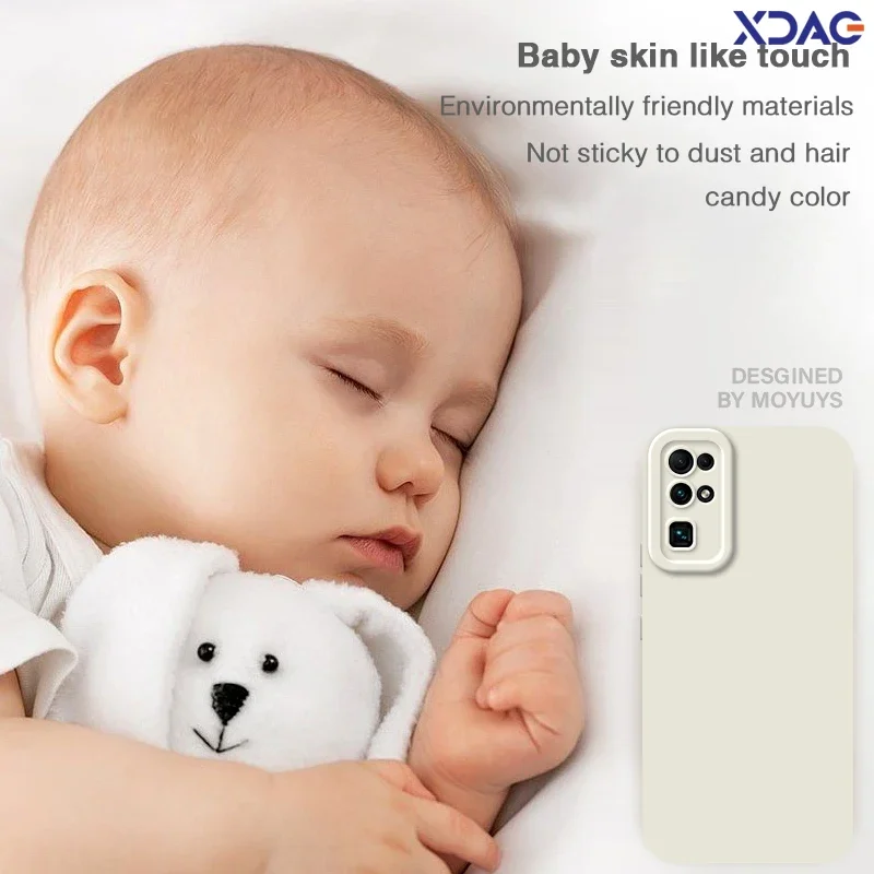 Luxury Matte Angel Eyes Liquid Silicone Shockproof Phone Case