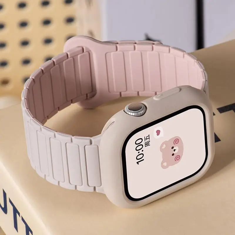 Silicone Magnetic Strap with Soft Case - Loop Wrist Bracelet