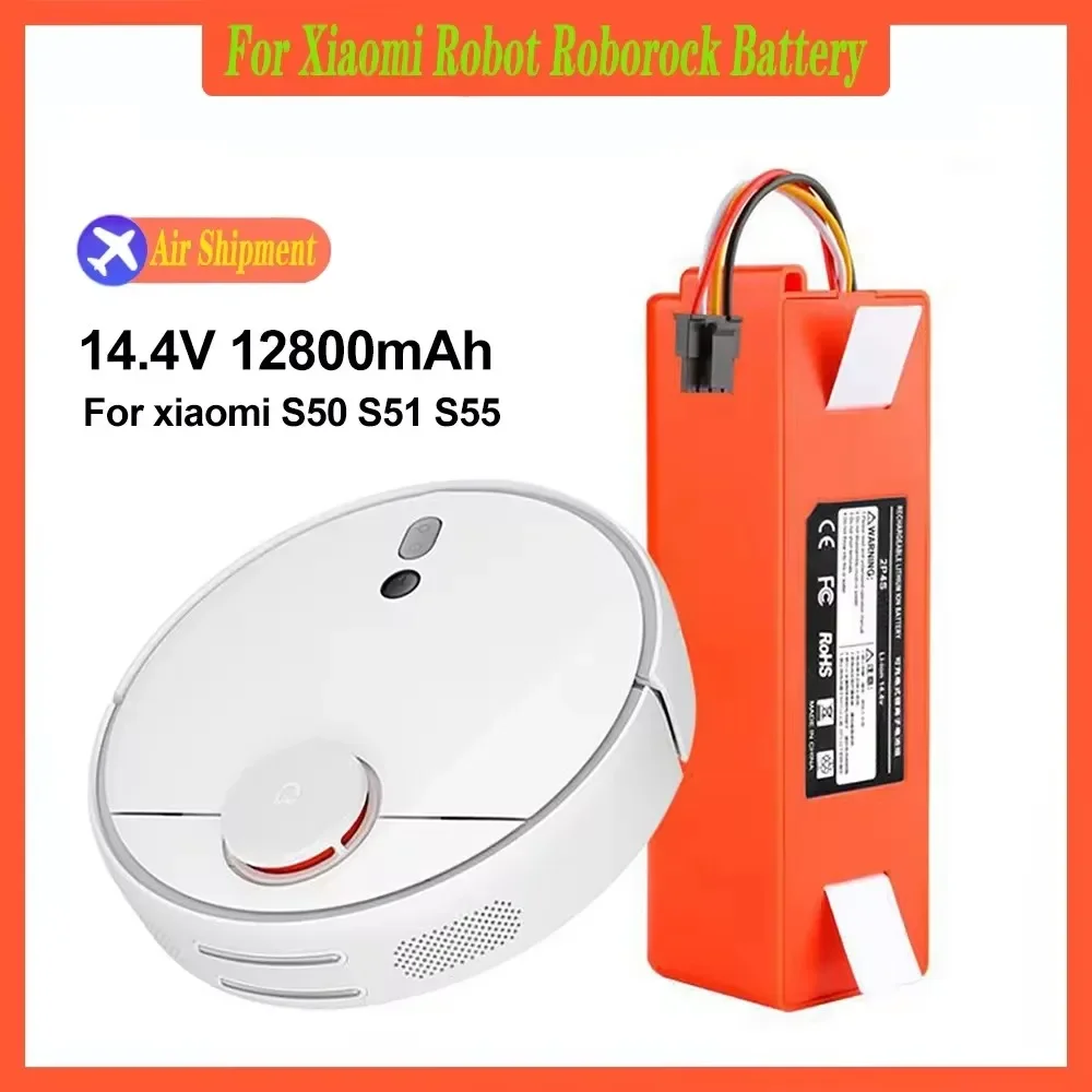 14.4V 6500mAh Replacement Battery For Roborock S6 S7 MaxV Q5 Q7 MAX Robot Vacuum Cleaner Accessories Parts Original