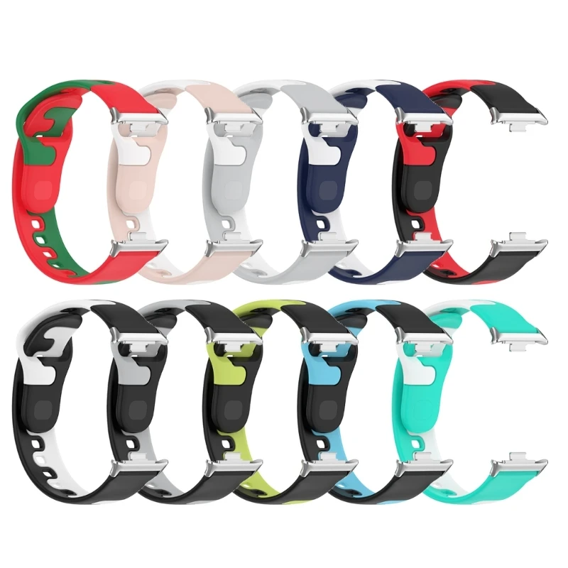 

YYDS Silicone Sports Bands Comfortable & Stylish Replacement Straps Smartwatch Accessories for Smart Band 8 Durable