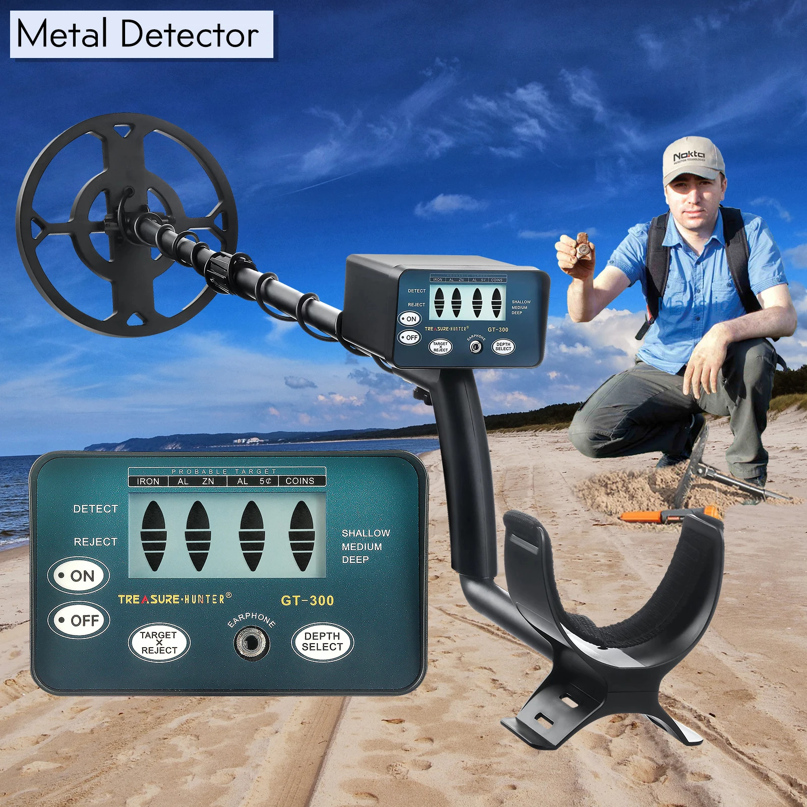 Détecteur Professionnel De Métaux Souterrains, Mini Détecteur De Métaux