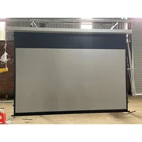 Projection Screen Motorized 200 inch 16:9 Indoor Roll Up Remote Control Motorized Projector Screen