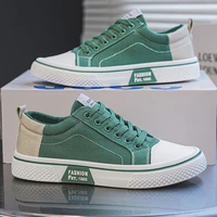 Men's Sneakers Fashion Breathable Canvas Skate Shoes for Men New Soft Sole Casual Sneakers Trendy Light Non-Slip Sports Footwear