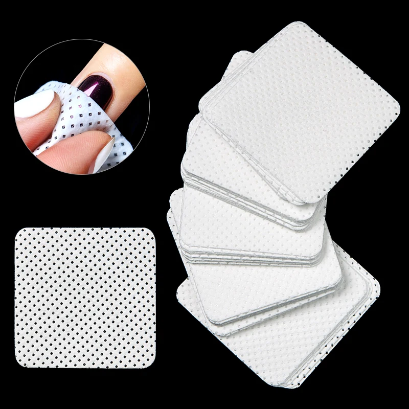 20/50/90/100/150/200/270/300/500/540PCS Lint-Free Wipes Napkins Nail  Remover Gel Nail Wipes Nail Cotton Pads Manicure Gel Tool
