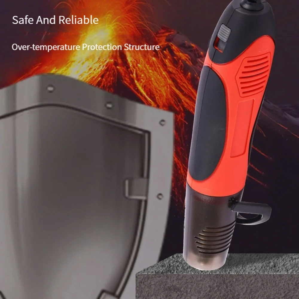 350W Mini Hot Air Gun Small Heat Shrink Film Electronic Mobile Phone Repair Soft Pottery Heat Shrink Film Portable Heating Gun