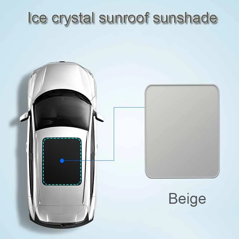 Sonnenschutz Für BYD Sealion 7 2024 - Faltbare Frontscheiben-Abdeckung Silver