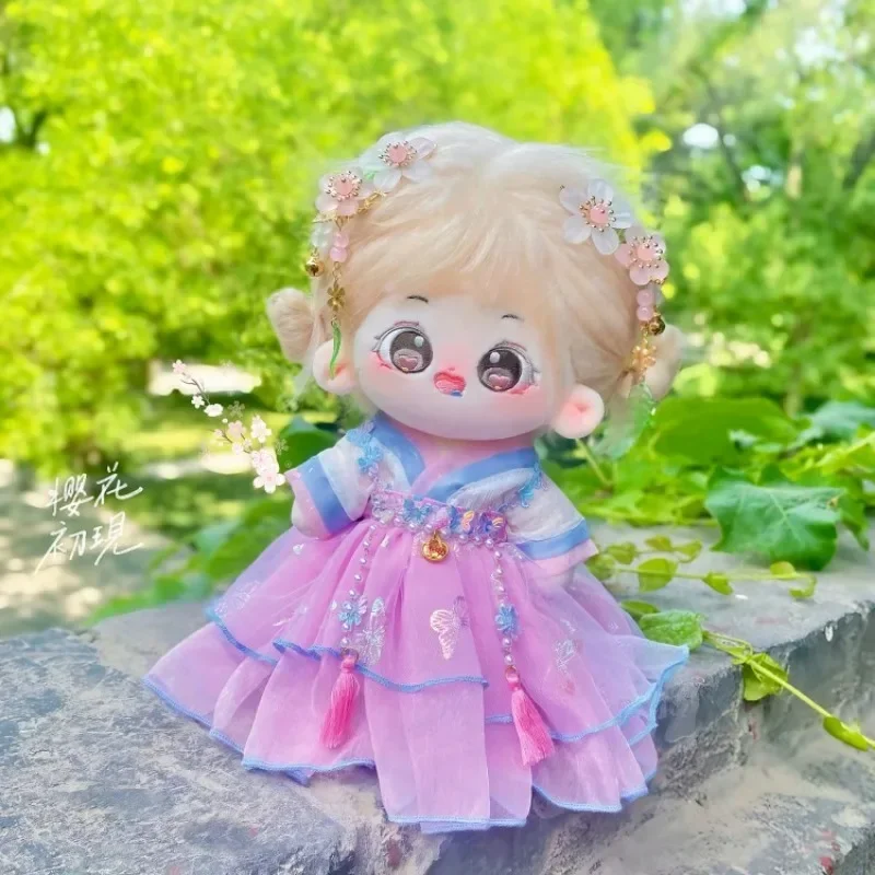 

Doll Clothes for 20cm Idol Dolls Accessories Plush Doll's Clothing Chinese Traditional Clothes Stuffed Toy Dolls Outfit Handmade