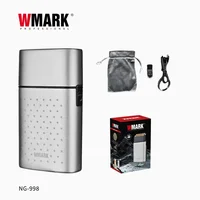 WMARK NG-998 Barber Shaver Shaper Electric Shaver Beard USB Electric Razor For Oil Head Shaving Machine Push White, 8100RPM 1