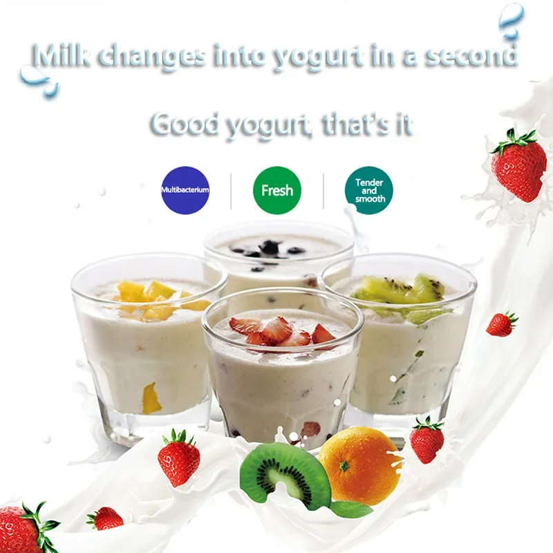 220V Full automatic yoghourt machine commercial small fruit yoghourt non refrigeration non foaming one machine large capacity