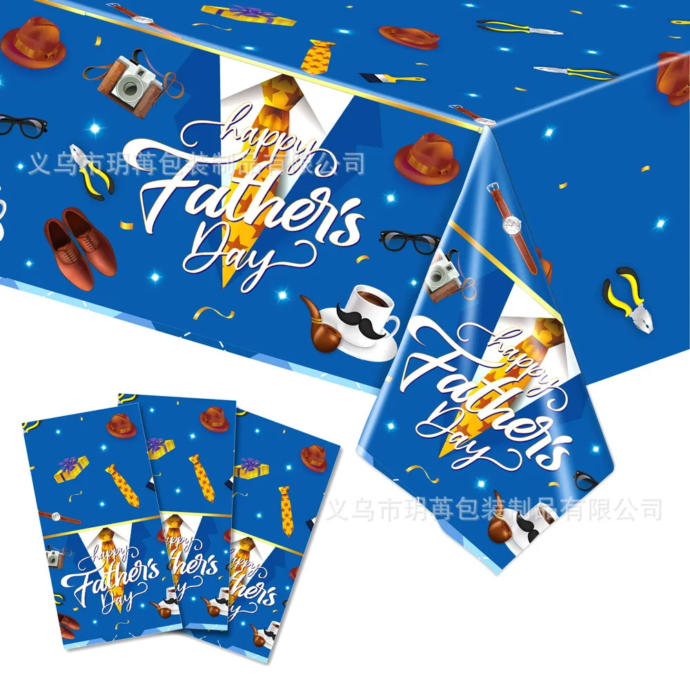 

Скатерть на день счастливого отца, лучший папа, украшение для стола, усы, голубой, любовь, сердце, одноразовый декор для стола, 54 × 108 дюйма