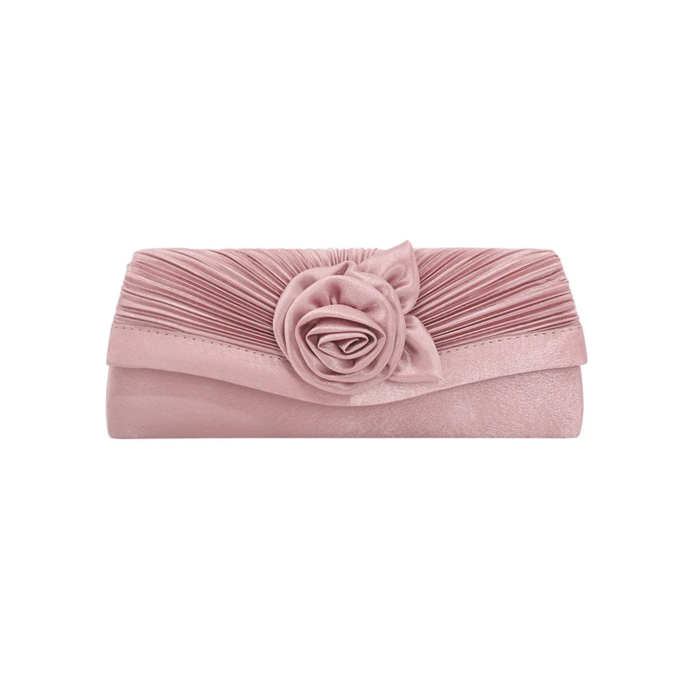 Women's Evening Bag Silk Dinner Bags Banquet Package Flower Clutch Envelope Bag Dress Party Shoulder Bag Chain Handbags Luxury - 6