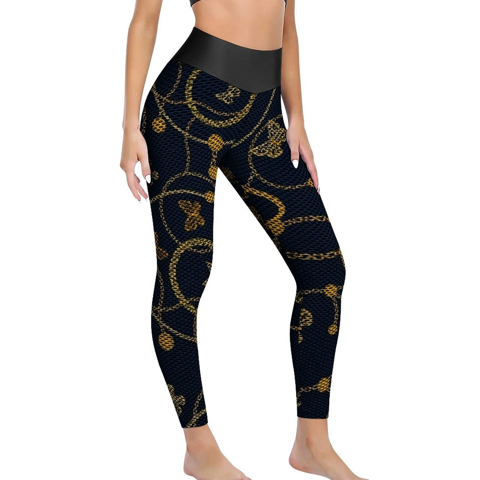 Gold Sports Leggings