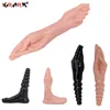 Unique Foot Hand Design Realistic Dildos Huge Penis Double Fist Female Masturbator Anal Beads Butt Plug Sex Toys For Two Couples 1