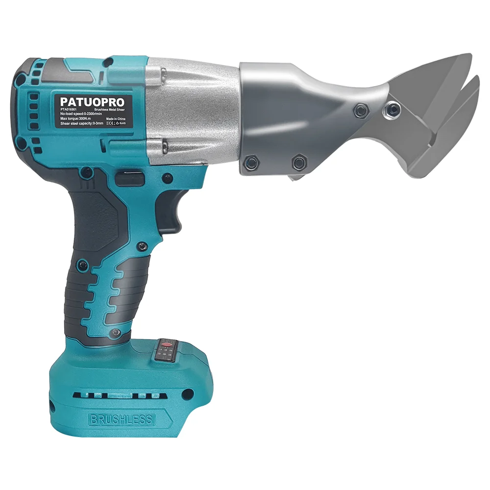 브러시리스 전기 철 가위 무선 휴대용 금속 커터 Makita 18V 배터리 용 휴대용 전단 시트 절단 전동 공구