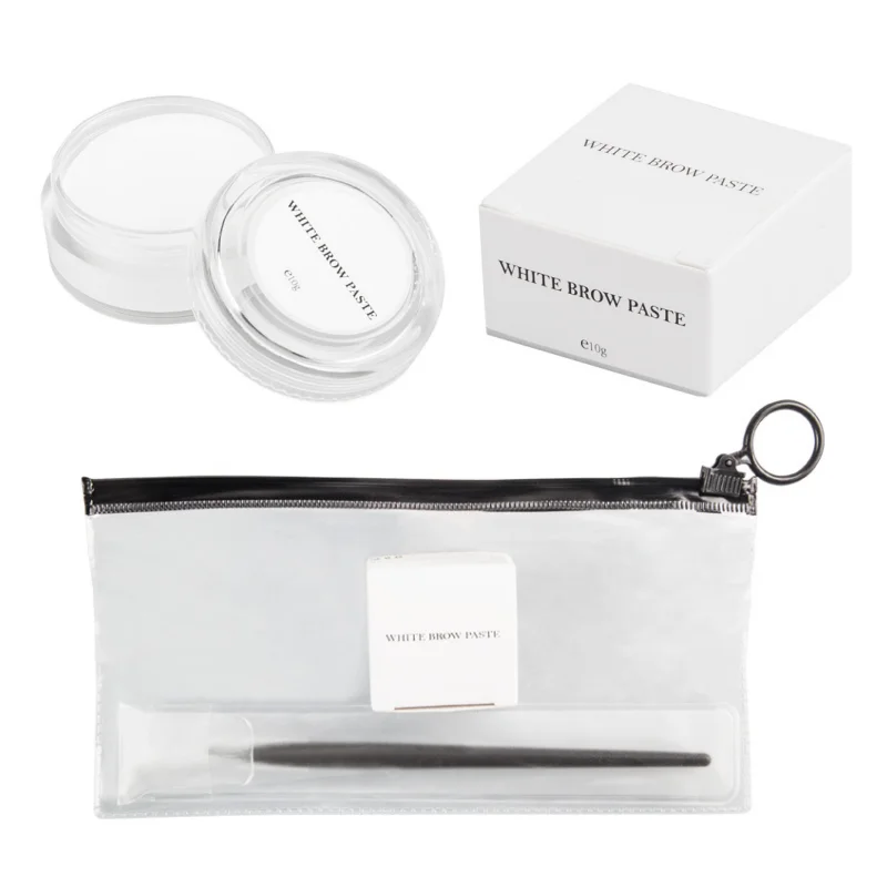 Kit de pâte à sourcils pour tatouage blanc, marqueur de microblading pour sourcils, pâte de traçage pour maquillage permanent, outil de traçage des sourcils et des lèvres, accessoire PMU 1