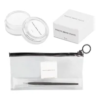 Kit de pâte à sourcils pour tatouage blanc, marqueur de microblading pour sourcils, pâte de traçage pour maquillage permanent, outil de traçage des sourcils et des lèvres, accessoire PMU 1