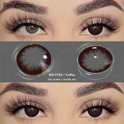 Bio - Essence Brown Colored Contact Lenses - Natural Look (Brown)