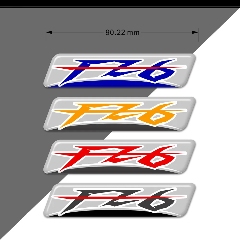 오토바이 사이드 그립 가스 연료 오일 키트 무릎 스크래치 보호대 탱크 패드, 야마하 FZ6 S FZ6N Fazer FZ6R FZ 6
