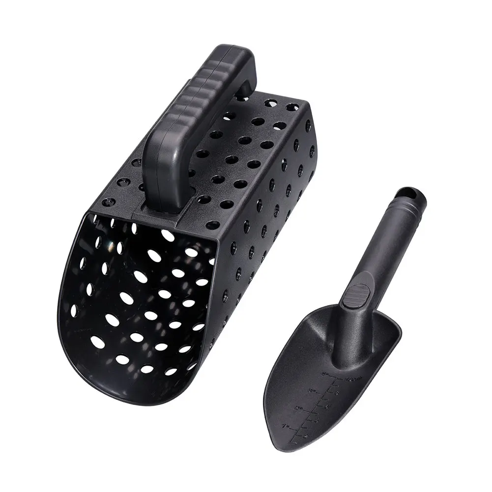 Sand Scoop and Shovel Digging Tool Beach Gold Digging Filter Tool Metal Detector Sand Scoop Shovel Set for Kids Adults