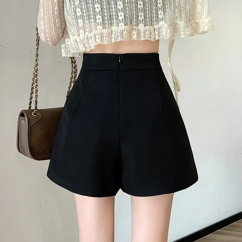2023 new suit shorts women's spring/summer high waist thin casual