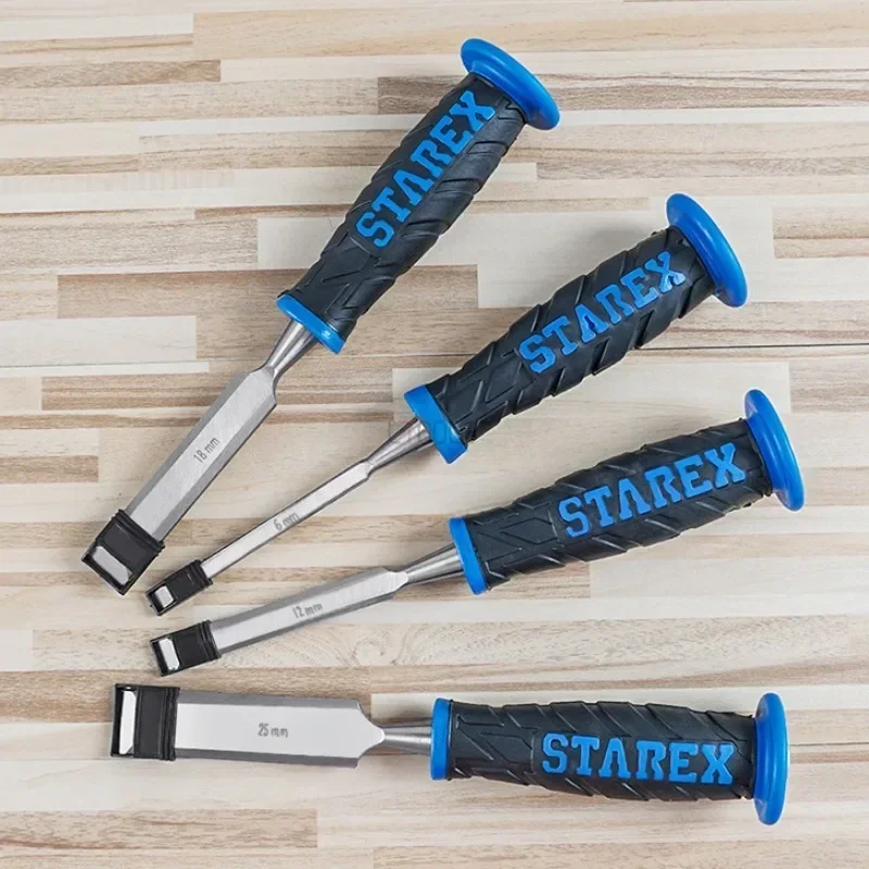 

Woodworking Chisel Set Perforated Handle Chromium Vanadium Steel Flat/shovel Chisel Carpentry Special Carving Chisels Tools DIY