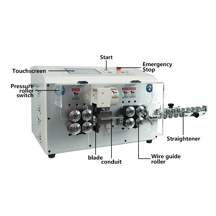Automatic Wire Stripping Machine JH-608-YHT5 Computer Type Stripping Tool for El