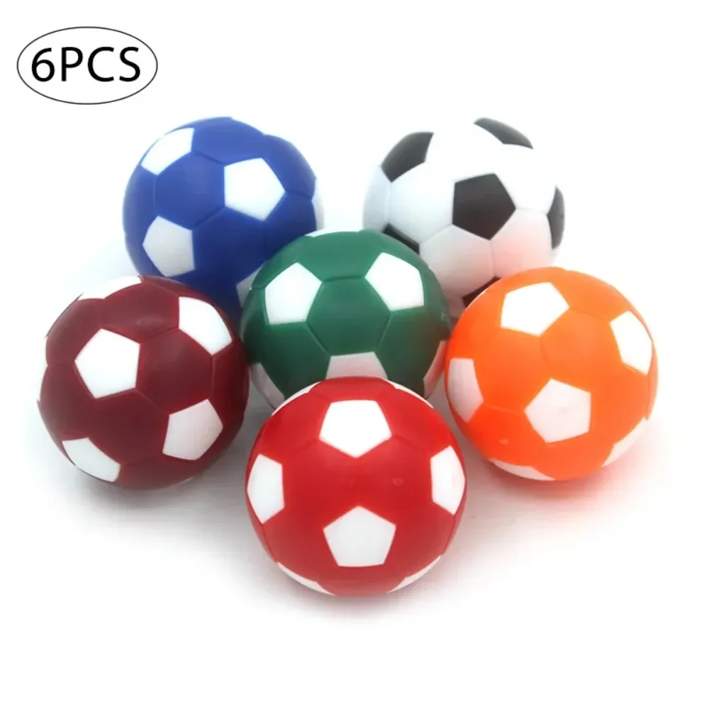 6 piezas de pelotas de fútbol blancas y negras de 32 mm para entretenimiento, flexibles, para entrenar, relajarse, pequeñas pelotas de fútbol, mini pelotas de fútbol de mesa