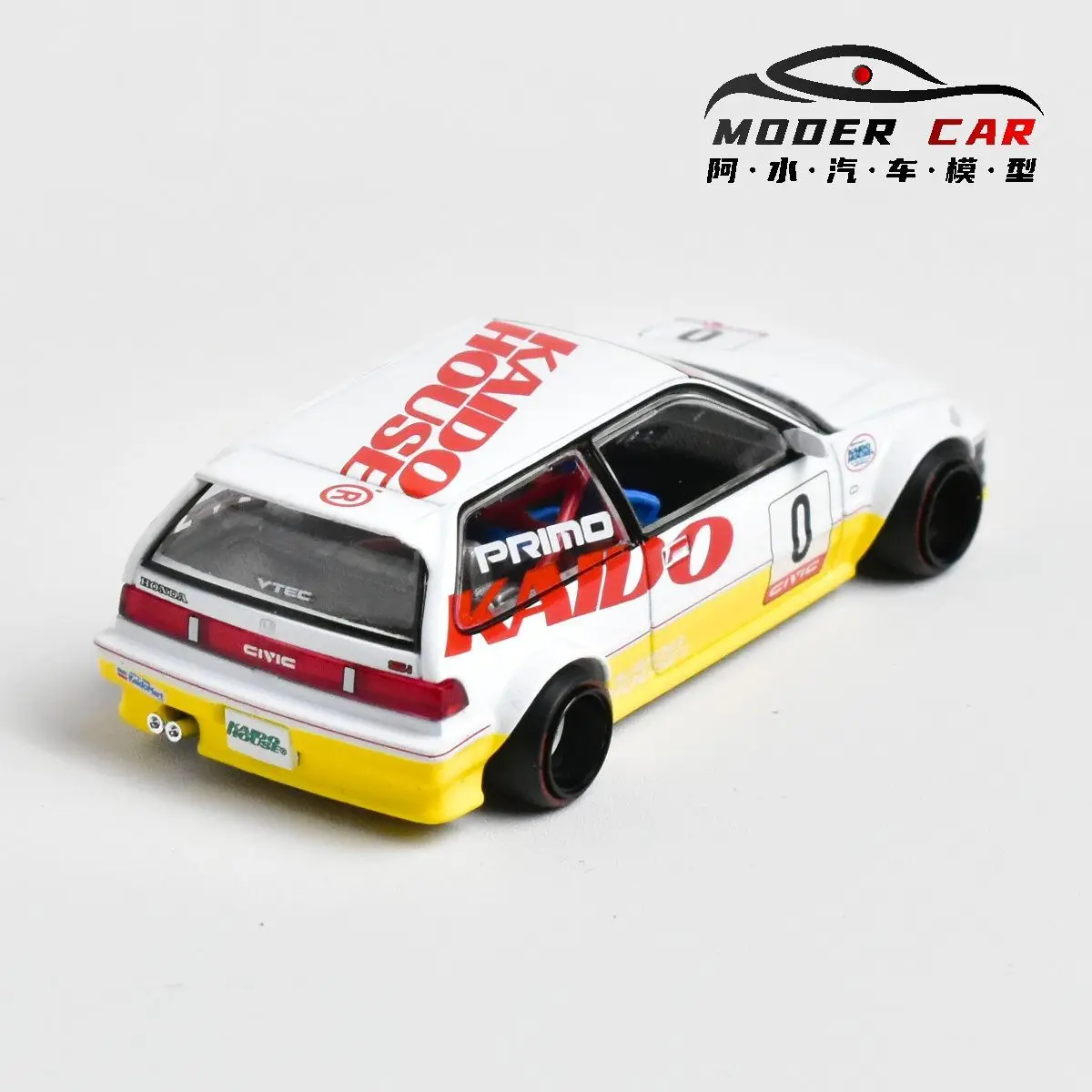 Kaido House+MINIGT 1:64 139 Civic EF Diecast Model Car 3