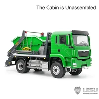 Pre-order LESU 1/14 Scale RC Truck 4*4 Hydraulic Metal Skip Loader Radio Control Swing Arm Dump Car Vehicle Model Toys for Boys 1