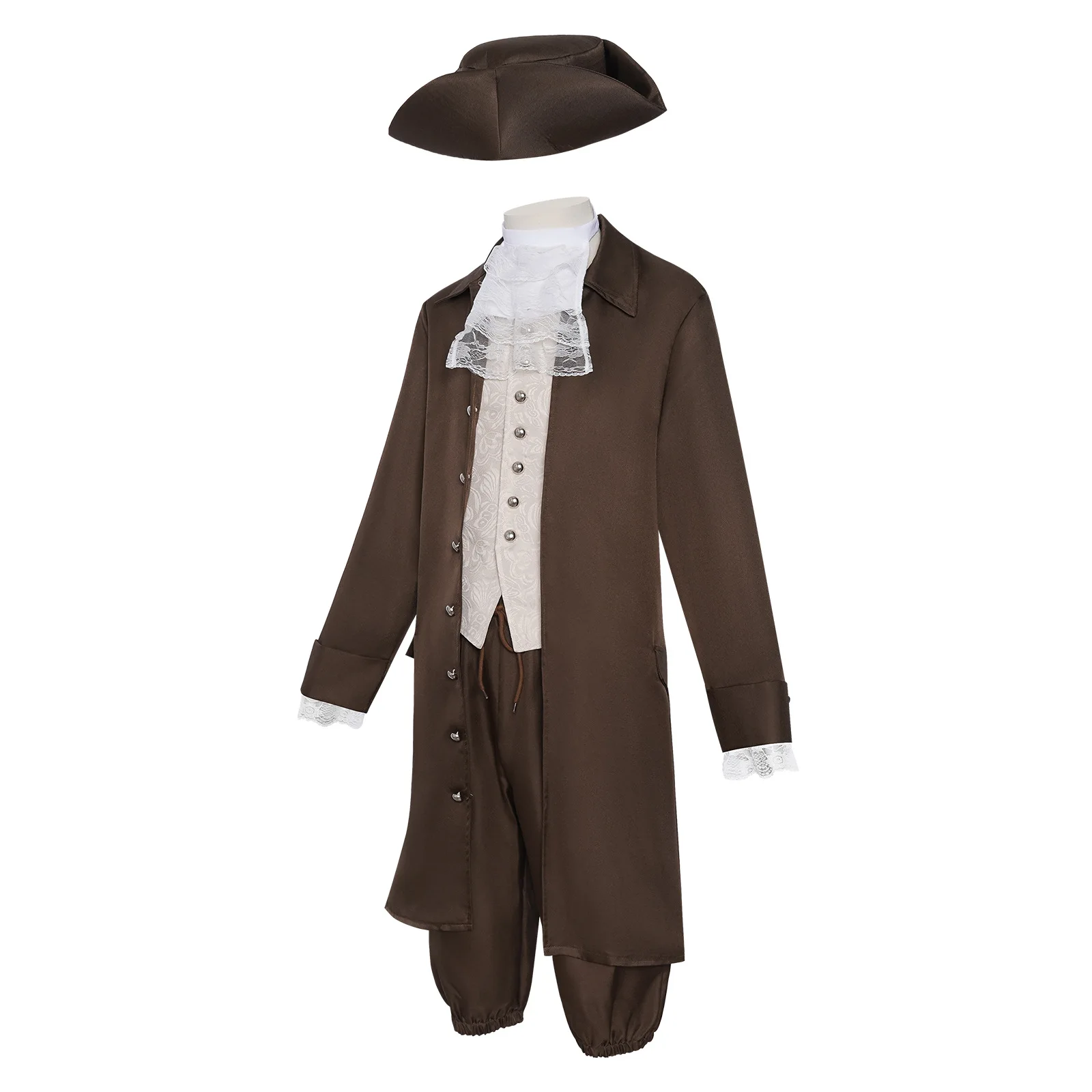 Generic Brown Trench Coat Costume for Men (Unofficial)