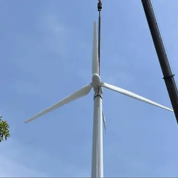 CE Low Noise 80KW 50KW 240V 120V 96V Electrical Generator Horizontal Wind Turbine motor With Off grid System For Household