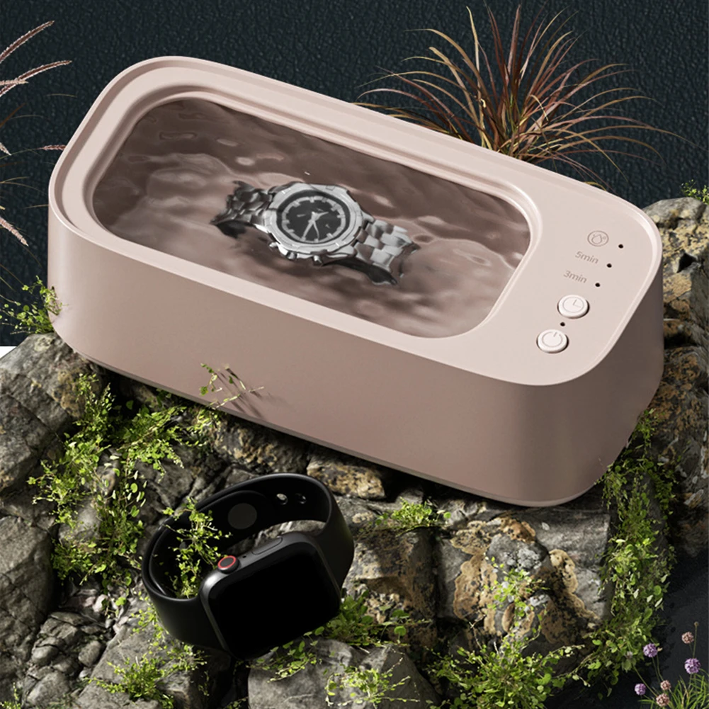 Portable 45KHZ Ultrasonic Cleaner for Jewelry Eyeglasses