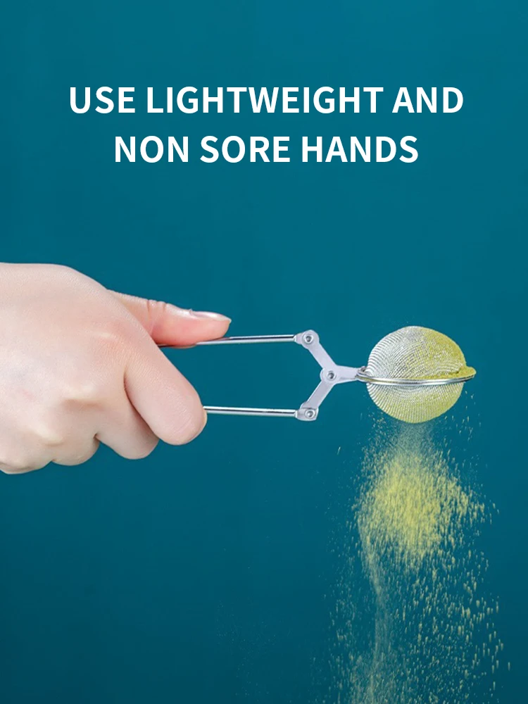 Powder Sifter Ultra-Fine Leak-Proof Mesh Can Baking Matcha Sieve Cocoa Powder for Kitchen