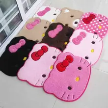 

Hello Kitty Cartoon Floor Mat Home Carpet Bedroom Bedside Blanket Suede Small Foot Mat Bathroom Door Mat Absorbent Non-slip Mat