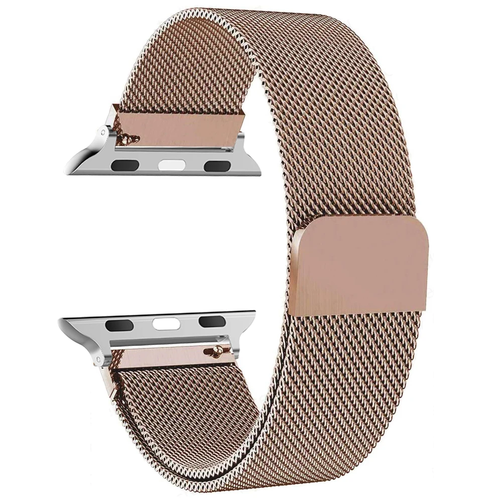 Миланская петля для Apple Watch, ремешки 44 мм, 40 мм, 45 мм, 49 мм, 41 ...