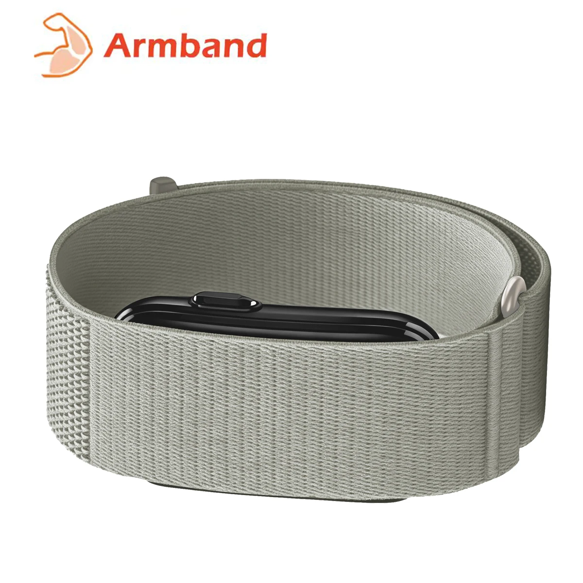 Nylon Woven Adjustable Loop Strap for Sports Fitness Tracker - Replacement Wristband for Men and Women