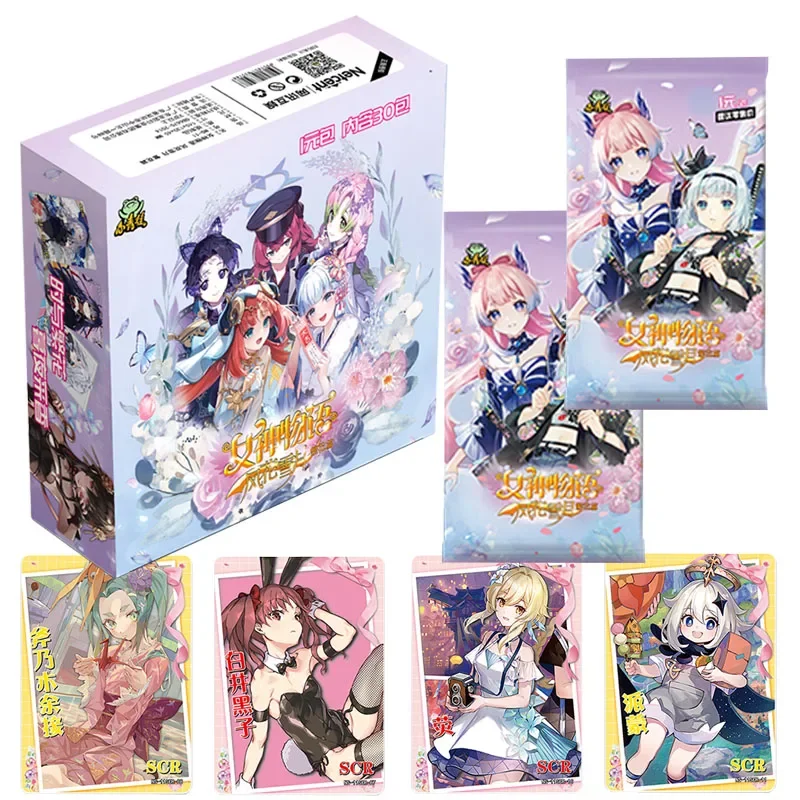 

Goddess Story Cards Collection Booster Box Anime Peripheral Character Kamisato Ayaka Paper Games Playing Card Toy Kids Xmas Gift