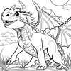 1 pc Cozy Family Dragon World Coloring Book 26 Sheets Relax & Soothing Designs Perfect Gift for Kids Adults 5