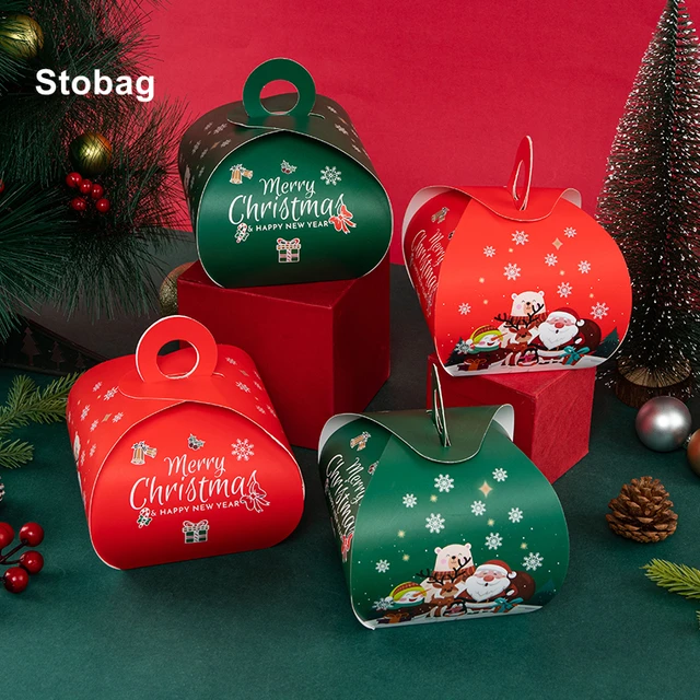 10pcs Santa Griff Tasche Weihnachtsbaum Dekoration für Home Xmas Jahr  Geschenk